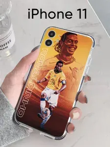 Чехол футболисту, Роналдиньо на Iphone 11 с принтом