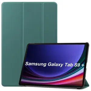 Чехол для Samsung Galaxy Tab S9+ / S9+ FE 12.4" (2023) зеленый