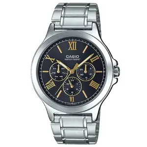 Наручные часы мужские CASIO MTP-V300D-1A2 мужские кварцевые наручные часы со стрелочным календарем и 12/24-часовым форматом времени