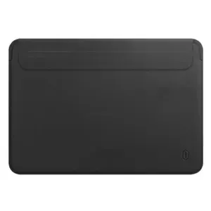 Чехол для ноутбука кожаный WiWU Skin Pro II на MacBook Pro 14.2 / Huawei MateBook X Pro / MateBook 14 (2021) - черный