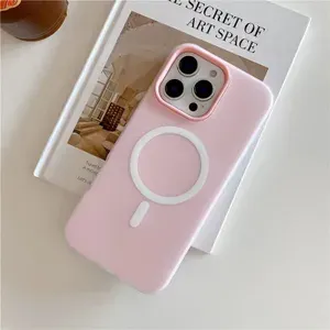 Чехол для iPhone 14 Pro LuckyFruit с поддержкой MagSafe Strawberry