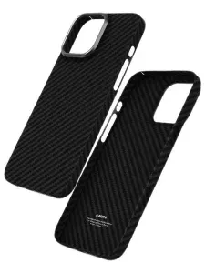 Чехол Kevlar для iPhone 16 Pro Max, темно-бордовый