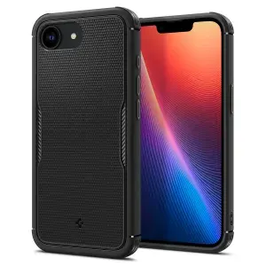 Чехол Spigen на iPhone 16e (ACS09126) Core Armor MagSafe / Спиген чехол для Айфон 16е Матовый чёрный