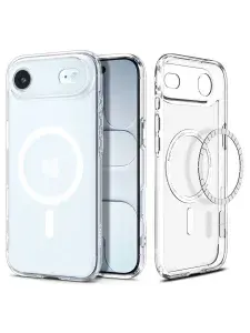 Чехол Spigen на iPhone 17 Air / Айфон 17 Аир , Ultra Hybrid Magsafe (ACS10317), противоударный, бортики для защиты камеры и дисплея