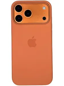 Чехол SILICONE CASE для смартфона IPHONE 17 PRO MAX с MagSafe, силиконовый чехол с NFC, цвет Terra Cotta (коричневый)