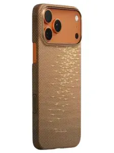 Чехол Pitaka ultra-slim case для iPhone 17 Pro (Golden Glint)