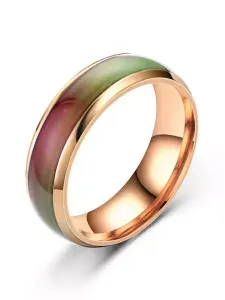 Кольцо TASYAS Emotion "Настроение rose gold size 17"