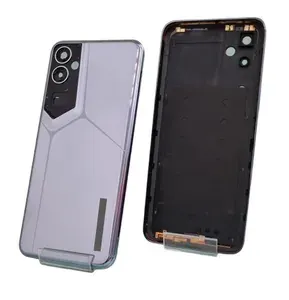 Задняя крышка Tecno Pova Neo 2, без стекла камеры, серая, 1 шт.