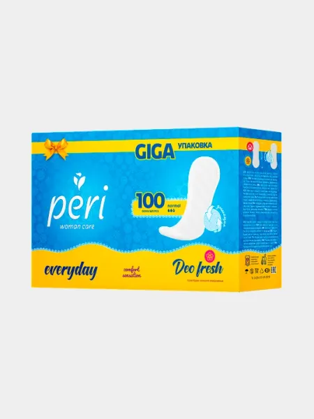 Ежедневные прокладки Peri Deo Fresh, 100 шт