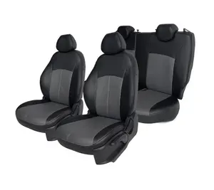 Чехлы на сиденья NISSAN Almera classic 2006-2013 г. Седан. Спинка и сиденье заднего ряда сплошное.