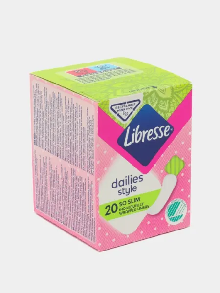 Прокладки ежедневки Libresse So Slim Deo, 20 шт