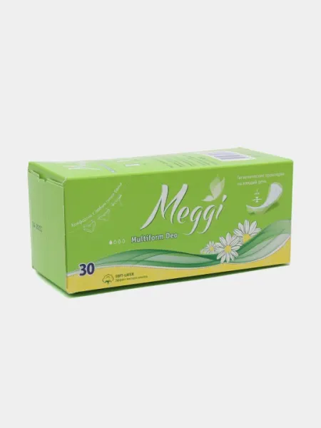 Ежедневные гигиенические прокладки Meggi Multiform Deo, 30 шт