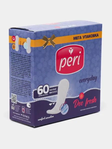 Женские ежедневные прокладки Peri Deo, 60 шт
