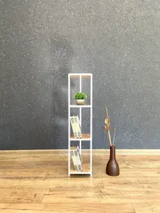 Этажерка, 4 секц., Металл, 23х21.5х100 см