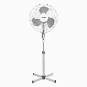 Вентилятор напольный Blackton Bt F1114, 45 Вт, 3 режима, белый/серый