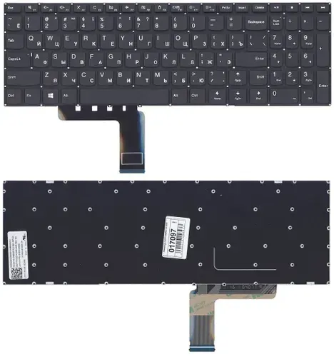 Клавиатура Lenovo V310-15, V510-15IKB, 310-15ISK, 510-15ISK (черная) без рамки