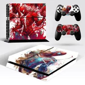 Наклейки Spider-Man на игровую приставку Sony PlayStation 4 FAT