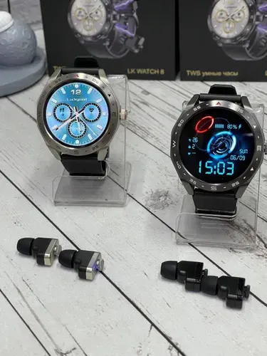 OPPO Смарт-часы, 46mm, Белый стальной корпус с белым ремешком