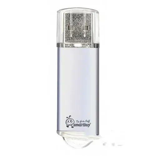 USB флеш-накопитель 4Gb - Smartbuy V-Cut Silver SB4GBVC-S