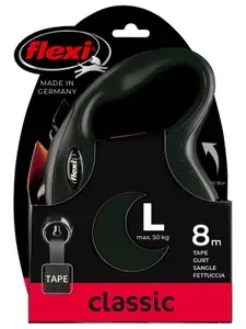 Поводок-рулетка Flexi New Classic tape L 8m 50 kg red