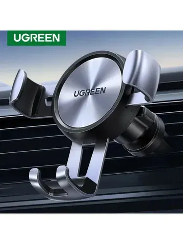 Автомобильный держатель для телефона UGREEN LP130 (50564) на вентиляционную решетку, серый