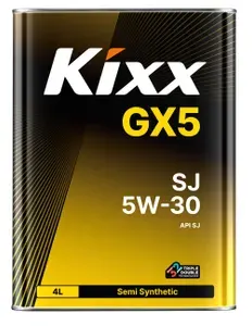 Kixx G 5W-30 Масло моторное, Полусинтетическое, 4 л