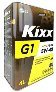Kixx G1 ACEA A3/B4 5W-40 Масло моторное, Синтетическое, 4 л