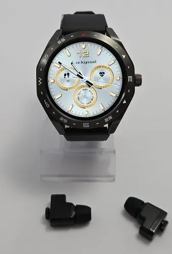 Умные Smart watch смарт часы круглые Lk watch 8 с наушниками