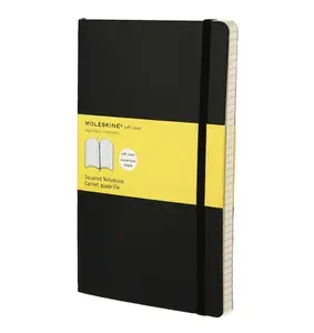 Moleskine Блокнот "Classic Soft" Large, 96 листов, в клетку, черный