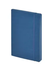 Ежедневник недатированный в линейку A5 136 л Attache Flex, синий