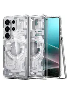 Чехол на Samsung Galaxy S26 Ultra, Spigen Ultra Hybrid Magsafe Zero One (ACS10683), противоударный, бортики для защиты камеры и дисплея / Чехол на Самсунг Галакси С26 Ультра