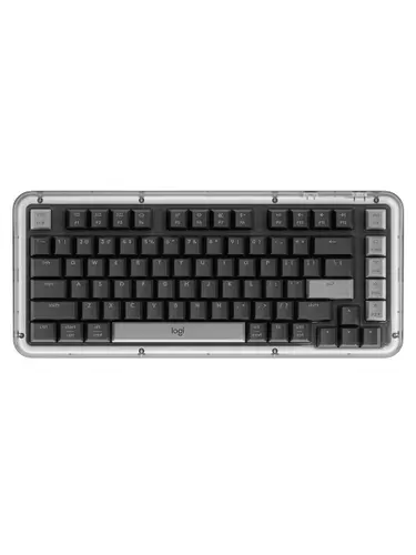 Logitech Alto Keys K75M Беспроводная механическая клавиатура, русская раскладка, черно-серая