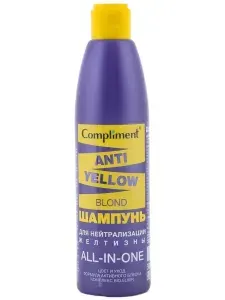 Compliment Шампунь нейтрализатор желтизны Anti-Yellow Blond, 300мл