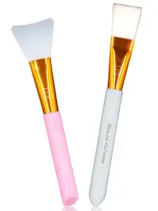 Beaute-Richesse / Кисти для нанесения масок и пилинга: cиликоновая и синтетика плоская