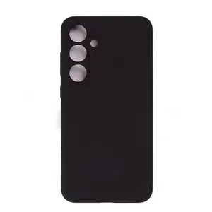 Чехол для Samsung Galaxy S24 Plus Silicone case / Силиконовый чехол для Самсунга галакси с24 плюс / Черный