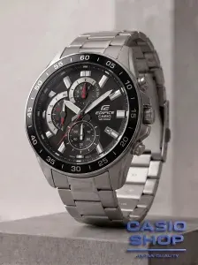 Мужские японские наручные часы Casio Edifice EFV-550D-1A с хронографом с гарантией