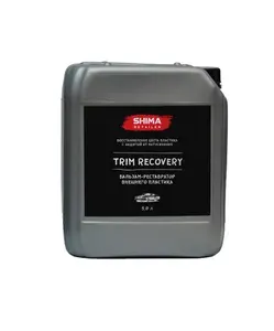 Восстановитель пластика SHIMA DETAILER TRIM RECOVERY (бальзам реставратор внешнего вида пластика, чернитель) 5л