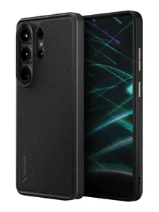Чехол Uniq на Samsung Galaxy S26 Ultra, KEVA MagSafe, ударопрочный из настоящего кевлара, матовый под карбон, черный