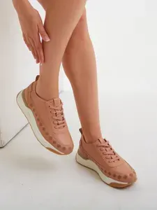 Кроссовки Olive Garden Кроссовки женские из натуральной кожи на платформе бежевые повседневные демисезонные
