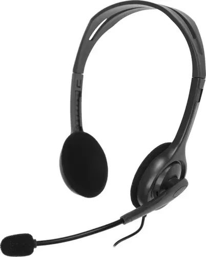 Наушники Logitech Stereo Headset H110 проводная, серая