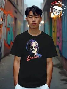 Футболка IMPREMOPRINT John Lennon Джон Леннон 1 шт