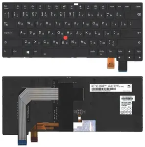 Клавиатура для ноутбука Lenovo Thinkpad T460S T470S черная с подсветкой