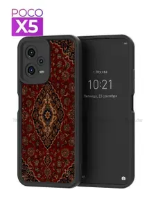 Чехол на Poco X5 / Поко Х5 с принтом, Винтажный орнамент