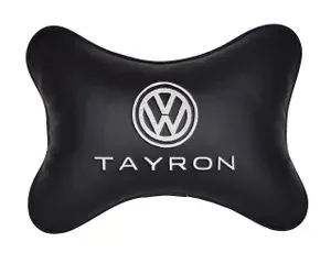 Подушка на подголовник черная экокожа VOLKSWAGEN Tayron