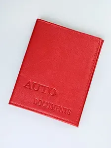 Обложка кожаная для автодокументов, органайзер для документов, портмоне из натуральной кожи