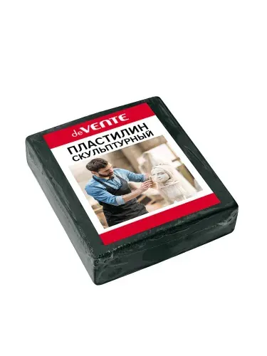 DeVente Пластилин скульптурный, мягкий, оливковый, 500 гр