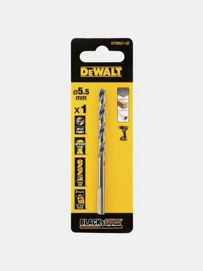 Сверло по металлу DeWALT EXTREME Black & Gold DT20521-QZ