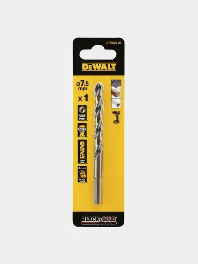 Сверло по металлу DeWALT EXTREME Black & Gold DT20525-QZ