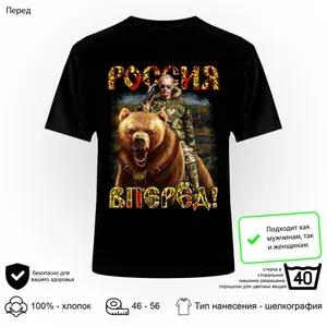 Футболка Боевая Россия 1 шт