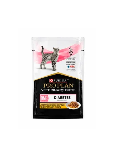 Proplan для кошек Diabetes кусочки с курицей